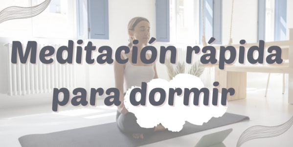 Meditación rápida para dormir